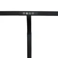 Produktbild: Große LED Schreibtisch-Lampe 80 cm dimmbar mit Klemmfuß Schwanenhals Schwarz