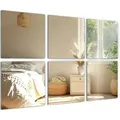 Produktbild: Tulup Spiegelfliesen Spiegelfliesen Selbstklebend 20x20 cm Badezimmer Spiegelfliesen 6 Stück Spiegelfliesen Für Wand