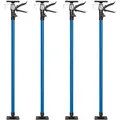 Produktbild: Tectake 4Er Set Teleskopstützen  Stufenlos Höhenverstellbar 115 – 290 cm  20 x 8 x 115 cm Blau