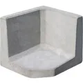 Produktbild: Diephaus L-Stein-Ecke unbewehrt Grau 30 x 40 x 40 x 7 cm
