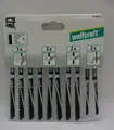 Produktbild: Wolfcraft Stichsägeblätter-Set 10-tlg. U-Schaft 8440000