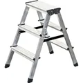 Produktbild: Krause Alu-Stufendoppelleiter (Gerüst, 75 cm) (120328)