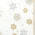 Produktbild: Home Fashion, Stars & Swirls silver, Cocktail-Servietten aufgefaltetes Maß 25 cm x 25 cm, im Viertelfalz, 20 Stück pro Pack