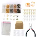 Produktbild: Earring Making Kit Schmuck Basteln Zubehör Ohrringe Basteln Zubehör mit Ohrri...