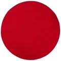 Produktbild: liebling Badematte Badteppich Santos, rutschhemmend beschichtet, schnell trocknend, Polyester, rund, starke Saugfähigkeit, formstabil, in vielen Farben und Größen rot rund | 110 cm x 110 cm