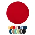 Produktbild: liebling Badteppich, 100% Polyester - Mikrofaser, Serie Santos, Ø 110 cm,1500 g/m², 30 Grad waschbar, Farbe: rot