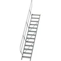 Produktbild: MUNK Treppe 45°  inkl. einen Handlauf, 600mm Stufenbreite, 13 Stufen