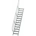 Produktbild: MUNK Aluminium-Treppe Stufen 45° 13 Stufen