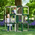 Produktbild: QUADRO Kletterpyramide modulares Klettergerüst für Kinder, 237 Teile, ab 12 Monaten, Indoor/Outdoor, UV-stabil, Germany – Mint
