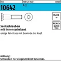 Produktbild: Senkschraube ISO 10642 Innen-6kt M6x 60 A 2 100 Stück