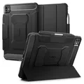 Produktbild: Spigen Rugged Armor Pro Hülle für iPad Pro 11 Zoll M5 (2025) / M4 (2024) Chip Robustes Case Auto Schlaf/Wach Funktion Stiftfreundlich - Schwarz