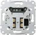 Produktbild: Merten MEG5172-0000 Universal-Dimmer-Einsatz, 2fach, Argus Präsenzmelder, Unterputz-Einsätze mit PlusLink