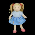 Produktbild: Stoffpuppe ''Pippa'' mit Kleidchen zum An- und Ausziehen, 22 cm