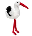 Produktbild: Uni-Toys - Storch Plushie - 19 cm (Höhe) - Plüsch Vogel - Plüschtier, Kuscheltier