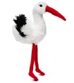 Produktbild: Uni-Toys Kuscheltier Storch Plushie - 19 cm (Höhe) - Plüsch Vogel - Plüschtier, zu 100 % recyceltes Füllmaterial