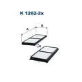 Produktbild: 1x Filter, Innenraumluft FILTRON K 1262-2x passend für MAZDA