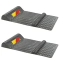 Produktbild: 2 Stück Parkmatte Einparkhilfe selbstklebend Parkhilfe Einparkmatte Garage PKW