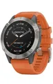 Produktbild: Reloj Garmin - Fēnix 6S PRO Sapphire - Titanium Orange band 010-02158-14