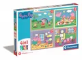 Produktbild: 8005125215164 Puzzle 4w1 Peppa CLEMENTONI 21516 CLEMENTONI