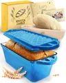 Produktbild: Krustenzauber Brotbackform Brotbackform Gusseisen Topf Brot Backen [inkl. Gärkorb]
