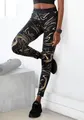 Produktbild: LASCANA ACTIVE Funktionsleggings Sportleggings mit glänzendem Print und 3D Schriftzug