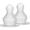 Produktbild: BIBS Silicone Bottle Nipple Trinksauger Slow Flow 2 St.