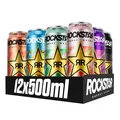 Produktbild: Rockstar Energy Drink Mix – Verschiedene Sorten koffeinhaltig 12 x 500ml