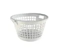 Produktbild: Bekaform Wäschekorb Kunststoff rund Ø 46 cm Höhe 27 cm Universalkorb Grau/Granit