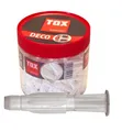 Produktbild: TOX Deco Allzweckdübel Hohlraumdübel Wanddübel Dübel Runddose 10/66 mm 47 Stück