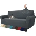 Produktbild: Sofabezug 3 Sitzer Stretch Jacquard rutschfest  Sofa Bezug