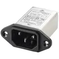 Produktbild: TRU COMPONENTS TC-10101440 Netzfilter mit Kaltgerätebuchse 250 V/AC 10 A 0.3 mH