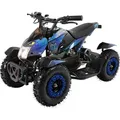 Produktbild: Elektro Kinderquad Cobra | 800 Watt - Pocket Quad bis 24 km/h - Elektroquad - Kinder Fahrzeug - Mini Quad - Elektroauto - Batterie (Blau/Schwarz) - Blau