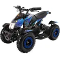 Produktbild: Elektro Kinderquad Cobra | 800 Watt - Pocket Quad bis 24 km/h - Elektroquad - Kinder Fahrzeug - Mini Quad - Elektroauto - Batterie (Blau/Schwarz)