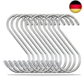 Produktbild: HRBKLTD S Haken 20 Stück, 11 cm – Stabiler & Rostfreier Edelstahl – Schwerlast F