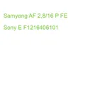 Produktbild: Samyang AF 2,8/16 P FE Sony E F1216406101 (8809298889418)