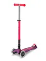 Produktbild: MICRO™ Maxi Deluxe Foldable neon LED | Höhenverstellbar & klappbar | Das ORIGINAL | Kinderroller ab 5 Jahre | LED Rollen | Faltbarer Roller für Jungs & Mädchen 5-10 Jahre (Ultra pink)