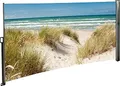 Produktbild: Seitenmarkise Sichtschutz Fotodruck Strand Düne Meer Ostsee Windschutz rechts 160x300 cm