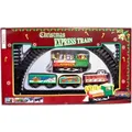 Produktbild: Mini Deko Zug 78 Cm - 9-teilig - Fahrender Weihnachtszug Mit Lokomotive, Waggons Und Schienen