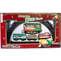 Produktbild: Mini Deko Zug 78 Cm - 9-teilig - Fahrender Weihnachtszug Mit Lokomotive, Waggons Und Schienen