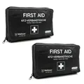 Produktbild: FLEXEO 2x KFZ Verbandtasche DIN 13164 Auto Verbandkasten Erste Hilfe schwarz