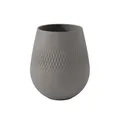 Produktbild: Villeroy & Boch - Manufacture Collier taupe, kleine Vase Carré, 15 cm, Premium Porzellan, Taupe