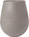 Produktbild: Villeroy & Boch Manufacture Collier taupe Vase Carré klein 12,5x12,5x14cm