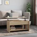 Produktbild: vidaXL Couchtisch, Sonoma-Eiche, 102 x 50 x 52,5 cm