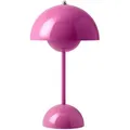 Produktbild: &Tradition - Flowerpot Akku Tischleuchte VP9 mit magnetischem Ladekabel, glänzend, tangy pink