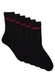 Produktbild: HUGO Socken 6P QS RIB LOGO CC (Packung, 6-Paar, 6er Pack) mit eingestricktem HUGO Logo