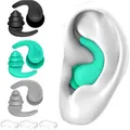 Produktbild: Schwimm Ear Plugs  wiederverwendbar Silikon Wasser Sport Schwimmen