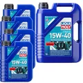 Produktbild: 9 L Liqui Moly Marine 4T Motor Oil 15W-40 Motorrad Motoröl Mineralisch API SL