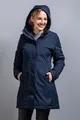 Produktbild: Tatonka Wintermantel Stir Hooded Coat (wasser- und winddicht, atmungsaktiv) dunkelblau Damen, Größe: 42