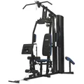 Produktbild: DIONE HG6 Fitness Station Homegym Krafstation - Beinpresse - 80kg Gewichtsblock