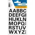 Produktbild: HERMA Klebebuchstaben 4163 Buchstaben A-Z, schwarz 15,0 x 15,0 mm, 36 Etiketten